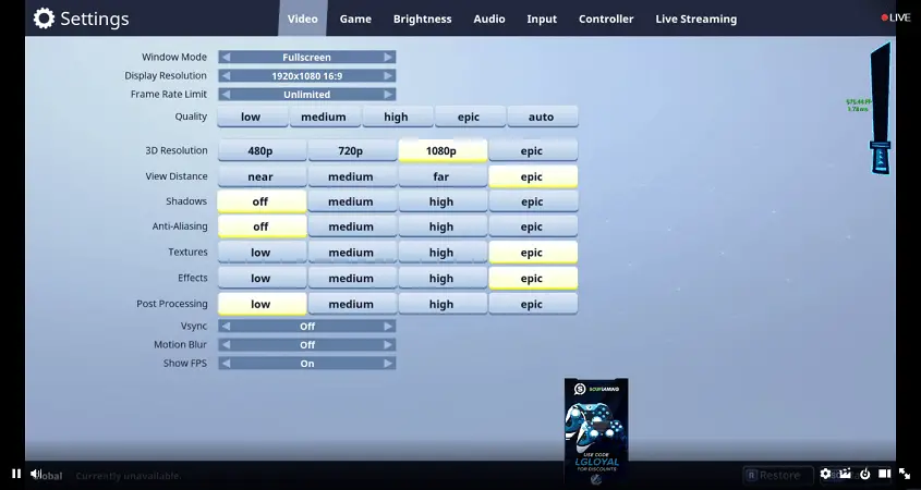 Fortnite keybinds no mouse buttons