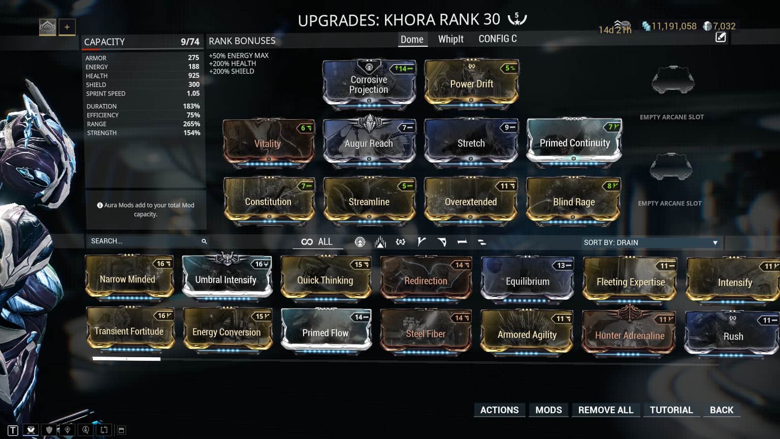 Khora warframe build фото 13