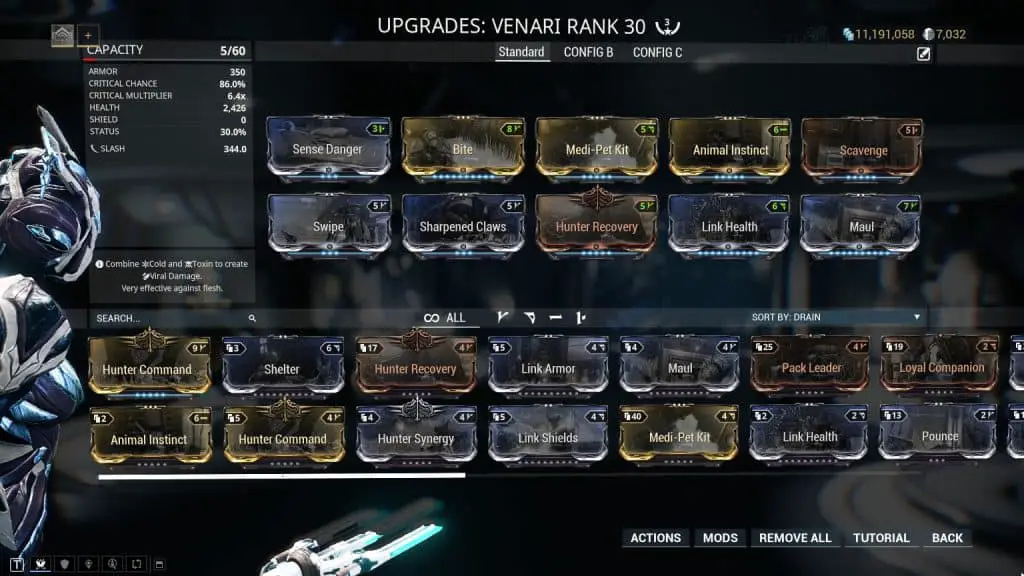 Venari Standard Build